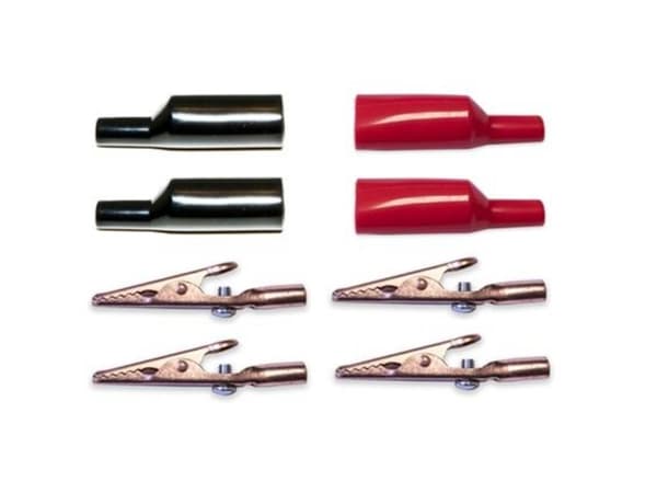 Mueller Electric 010012 Set med krokodilklämmor röd, svart 1 set