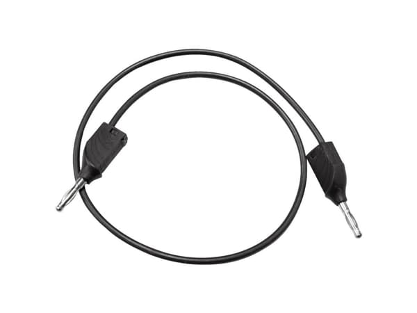Mueller Electric BU-2929-M-10-0 Prøveledning [Bananstik 4 mm - Bananstik 4 mm] 0.25 m Sort 1 stk