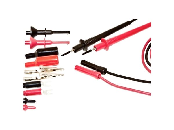 Mueller Electric 110006 Adaptersats för testkontakt röd, svart 1 sats