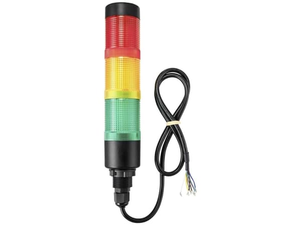 TRU COMPONENTS merkinantopylväs TC-11469364 LED punainen, keltainen, vihreä 1 kpl