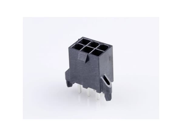 Molex Indbygningsstiftliste (standard) Samlet antal poler 6 Rastermål: 4.20 mm 462070106 1 stk Tray