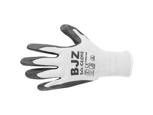 BJZ A-64484 ESD-handske Varmebestandig Størrelse: L Polyamid , Carboniserede fibre