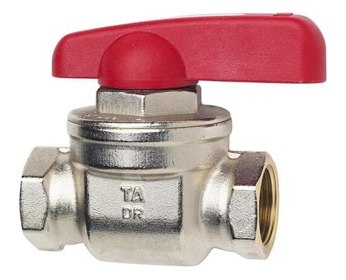 Kuglehane isi 1/2'' m/rødt greb
