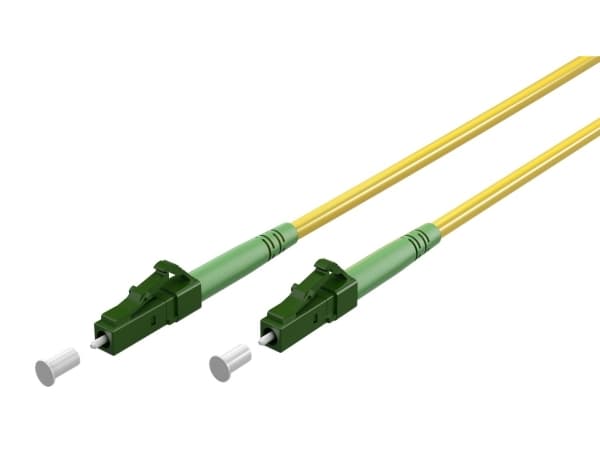 Goobay 59630 Valokaapeli 3 m LC/APC FTTH OS2 Keltainen (59630)