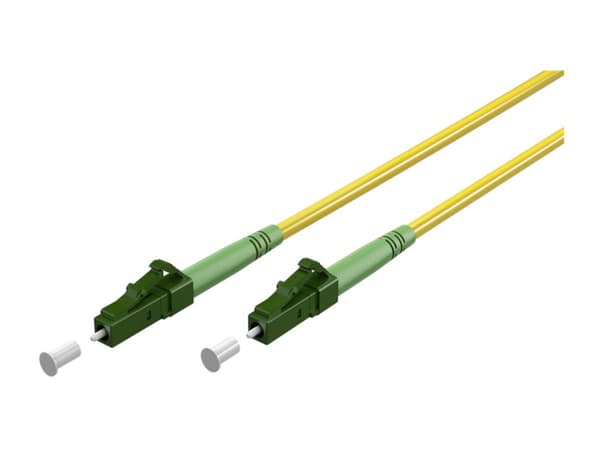 Goobay 59630 Valokaapeli 3 m LC/APC FTTH OS2 Keltainen (59630)