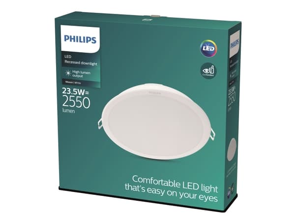 Upotettava valaisin Philips MESON, 23,5W, 3000°K, LED-valaisin