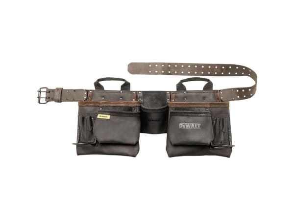 DeWALT DWST50112-1, Verktygsbälte, Brun, Läder, 11 fickor, 60 mm, 300 mm