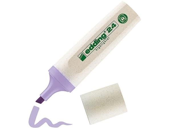 Highlighter 2-5 mm pastell lilla (10 stk)