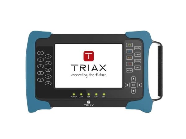 Triax UPM 1400, 50 - 2150 MHz, 1 styck, Svart, Blå, TFT, 75 O, 35 - 105 dB