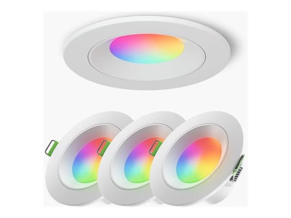 Nanoleaf Essentials Matter - Forenket søkelys - LED - 6 W - 16 millioner farger / avstembar hvitt - 2700-6500 K (en pakke 4)