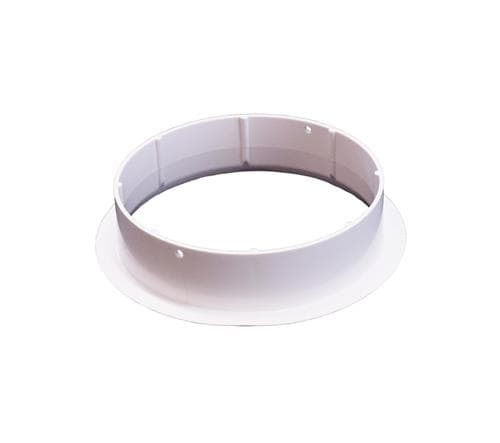 Rørstuds til ventilator S7, Ø100 mm, hvid