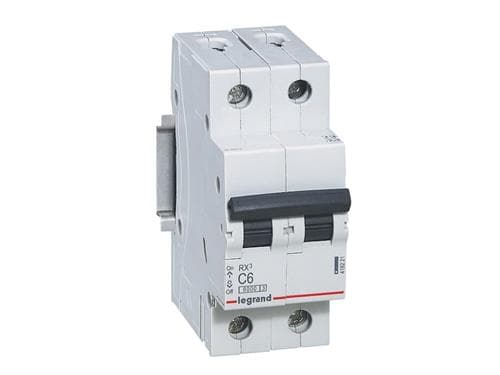 RX3 MCB automatsikring C16 2pol 2M 6000A