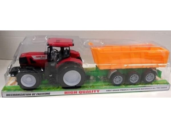 Tractor with agricultural machinery