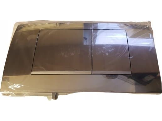 Betjeningsplade Twinline 30, Plast, Blankforkromet