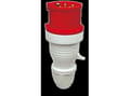 Pikkukuva 1 / 2: CEE Plug 4P 32A 380V H6 punainen