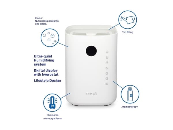 Clean Air Optima Oro drėkintuvas Clean Air CA-604W Smart