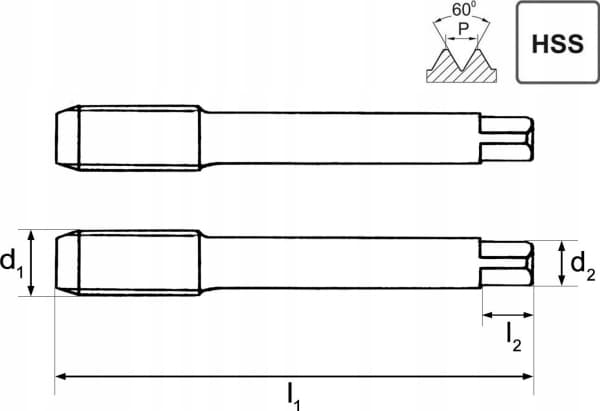 Art-Pol Skrue M 20x2,00mm kpl.2stk..