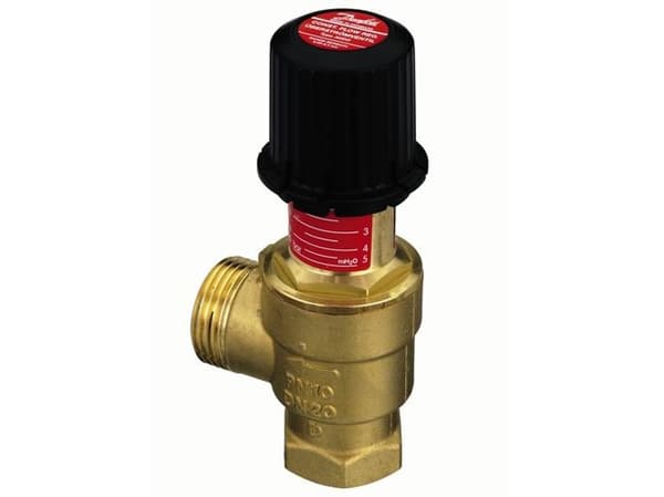 AVDO 15, Rp 3/4", muffe/nip vinkelløb, 0,05-0,5 bar