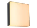 Miniatyrbilde 1 av 5: Paulmann Azalena, Vegglys, Antrasitt, Aluminium, Plast, IP44, Fasade, I