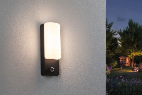 Paulmann 94853, Väggbelysning för utomhusbruk, Antracit, Gjuten aluminium, IP44, Fasad, I