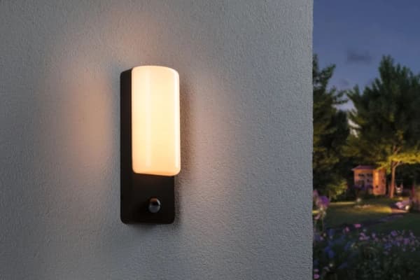 Paulmann 94853, Väggbelysning för utomhusbruk, Antracit, Gjuten aluminium, IP44, Fasad, I