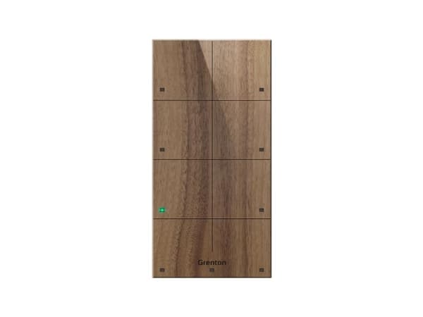 GRENTON TOUCH PANEL/ 8 TOUCH AREAS/ TF-BUS/ DARK WOODEN FRONT