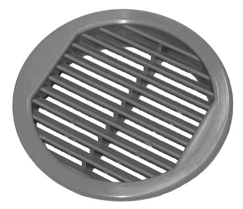 Kaapin ritilä ø50mm harmaa 4kpl