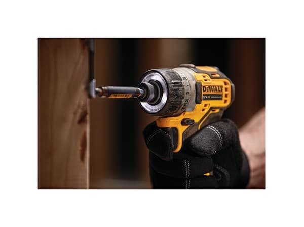 DeWALT DCF601N-XJ, Eldriven skruvdragare, Pistolhandtag, Svart, Gul, 1100 RPM, 8 nm, Batteri