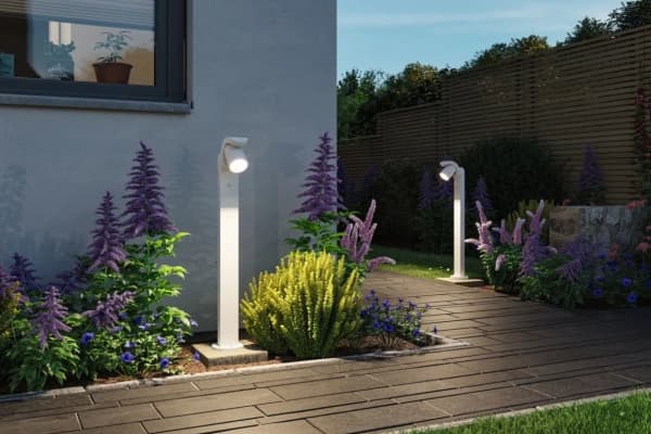 Paulmann 94833 Cuff LED-pollarilamppu LED (RGB) 10 W valkoinen