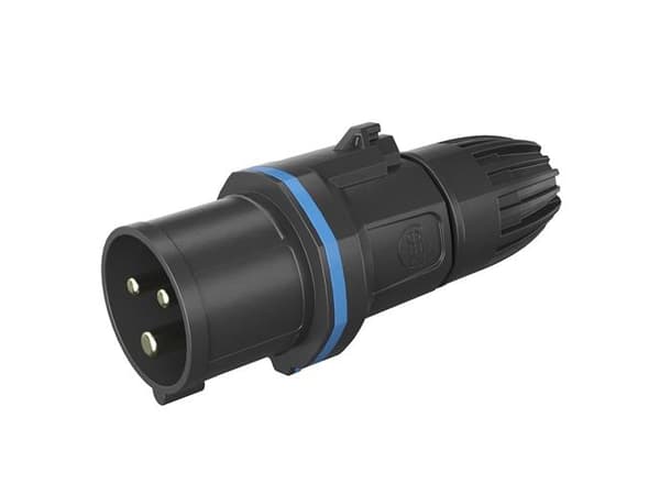 CEE Stikprop Neo 16A 3P 230V blå, 6H med skrueklemme, IP54