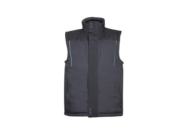 Vest Ardon, sort, bomull/polyester, str XL