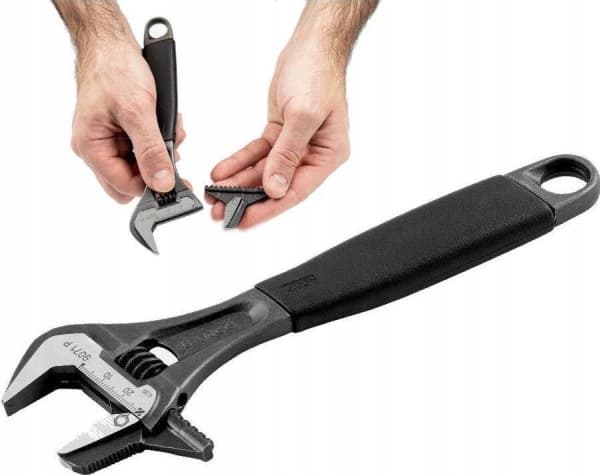 Skiftnyckel Ergo 9071 P 8'' vändbar käft