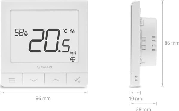 Rumtermostat til Salus Smart Home, 230 V