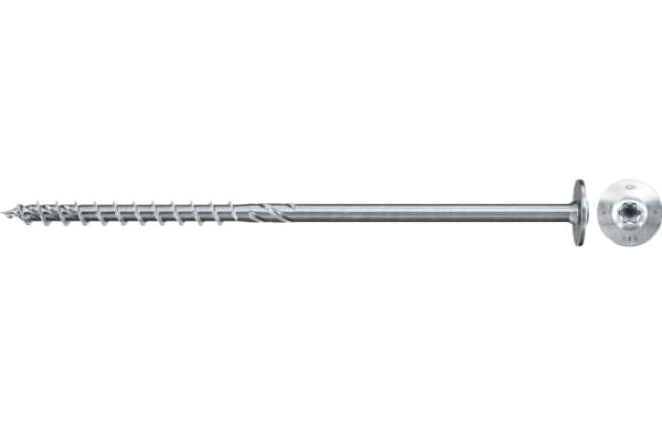 Fischer PowerFast II 566339 Kiinnitysruuvit 10 mm 100 mm Sisäinen monihammasteräs galvanoitu 50 kpl