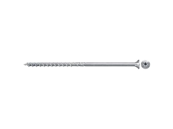 Fischer PowerFast II 566314 Försänkt träskruv 8 mm 180 mm Invändigt flertandad Stål Galvaniserat 50 st