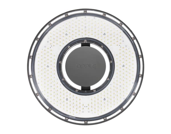 OPPLE Lighting 0W-DALI+BLE2-840-W, Harmaa, Harmaa, Alumiini, Polykarbonaatti (PC), Pyöreä, Sisätila, IP66