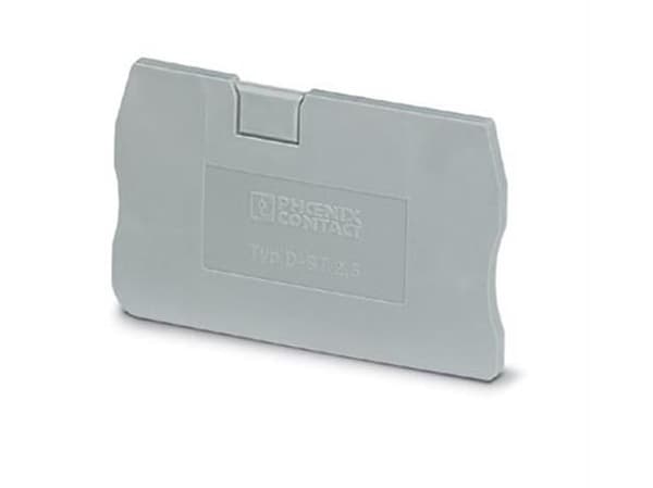 Endeplade 2,5mm² D-ST grå