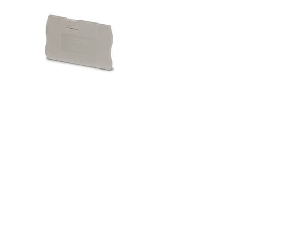 Endeplade 2,5mm² D-ST grå