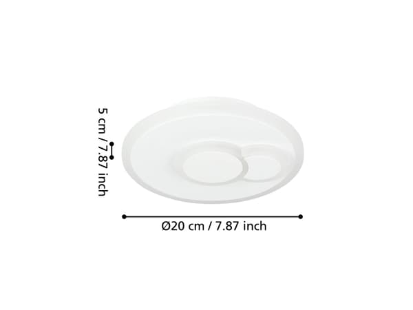 EGLO Cadegal, LED, IP20, Hvit