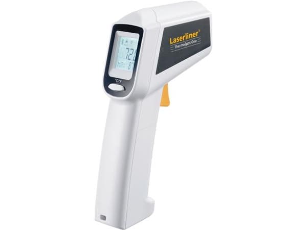 Laserliner ThermoSpot One, F, °C, -38 - 365 °C, Hvit, -36,4 - 689 °F, 2,5 °C, Rektangulær