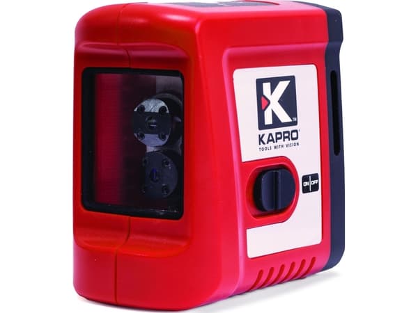 Selvkalibrerende kryssvinkellasernivå Kapro Prolaser 862 med magnet / rød stråle