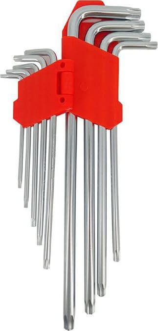 AWTools Torx-nøkler ekstra lange 9 deler (AW35051)