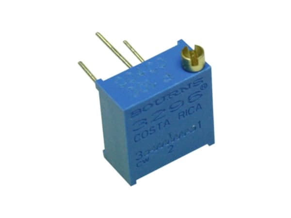 Bourns 3296P-1-502LF Cermet trimmer Lineær 0.5 W 5 k? 9 ° 1 stk