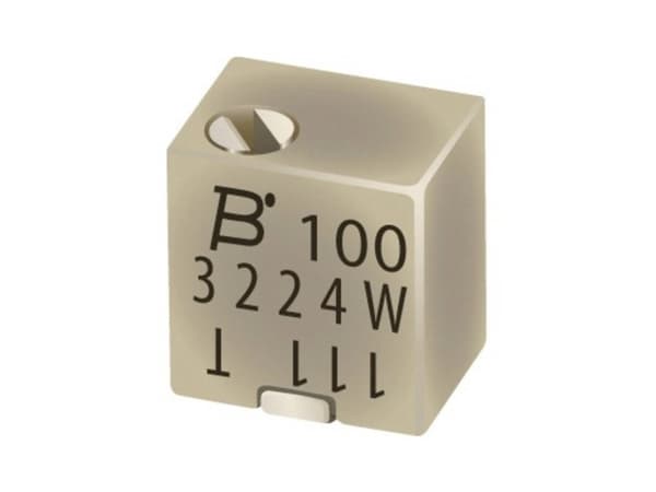 Bourns 3224X-1-103E Cermet trimmer Lineær 0.25 W 10 kΩ 4320 ° 1 stk