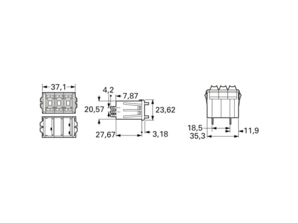 Bourns 3683S-1-103L Cermet-potentiometer 2 W 10 k? 1 stk