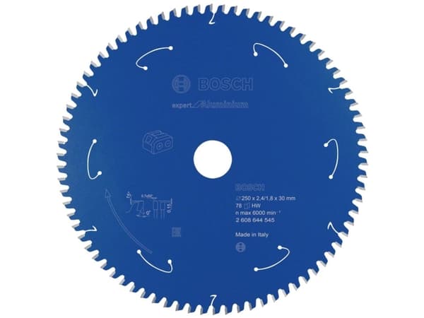 Bosch ROUNDSAVKL 254X2,4X30MM 78T EXP ALU CL