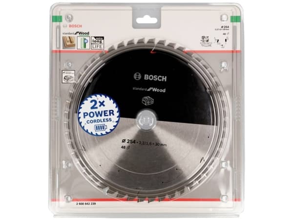 Bosch RUNDSAVKL 254X2,2X30MM 48T STD TRÆ CL