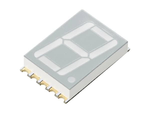 TRU COMPONENTS SMD LED Keltaisenvihreä 13 mcd Yksinumeroinen näyttö