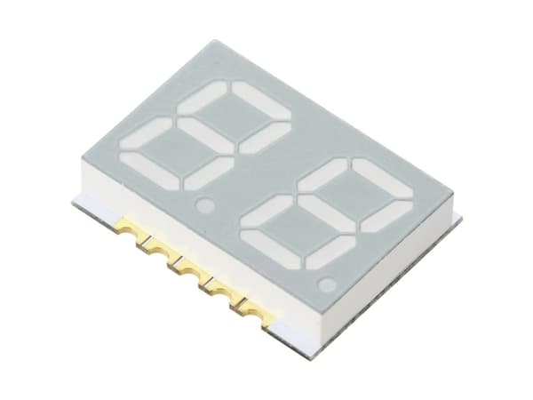 TRU COMPONENTS SMD LED Punainen 9 mcd Kaksinumeroinen näyttö