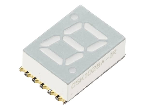 TRU COMPONENTS SMD LED Gul 6 mcd Enkelttal-display